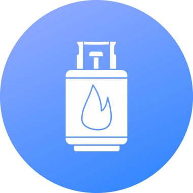 Yağ şişesi simgesinin vektör illüstrasyonu