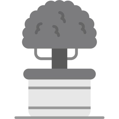 bitki simgesi vektör illüstrasyonu