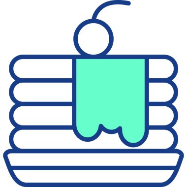 Bebeğim. Web simgesi basit illüstrasyon