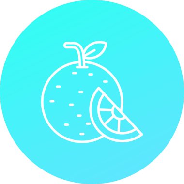 Eşsiz Karpuz Vektör Çizgisi Simgesi