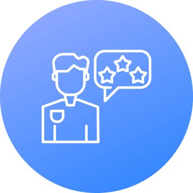 Sohbet simgesinin vektör illüstrasyonu