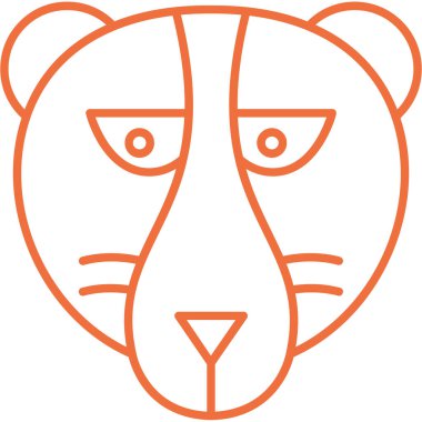 Aslanın vektör simgesi