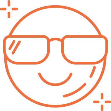 yüz simgesi modern tasarım