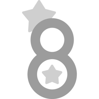 sekiz beş simge, basit tasarım