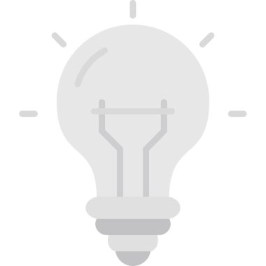 ampul simgesi vektör illüstrasyonu