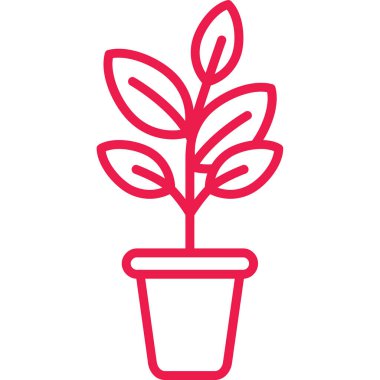 Çiçek. Web simgesi basit illüstrasyon