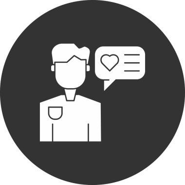 doktor vektör simgesi modern basit illüstrasyon