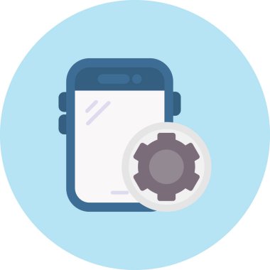 Telefon ayarları vektör simgesi