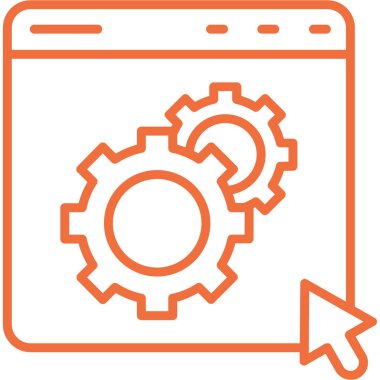 dişli ağ simgesi çizimi