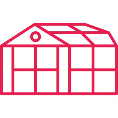 Ev. Web simgesi basit illüstrasyon