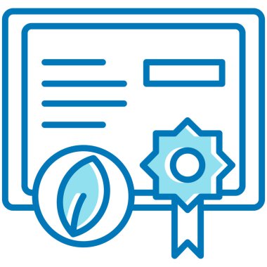 Sertifika. Web simgesi basit tasarım