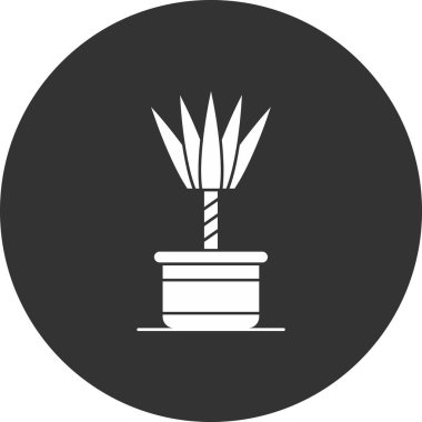 vektör çizim tasarım kaktüs simgesinin