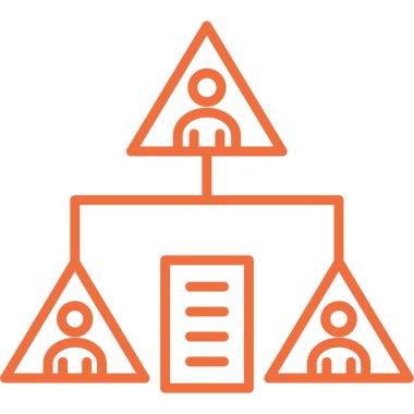 İş kavramı kutsal kişilerin resmi, vektör çizim