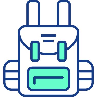 Çizgi film simgesinin vektör çizimi