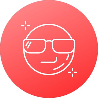 Kırmızı yuvarlak düğmenin vektör çizimi