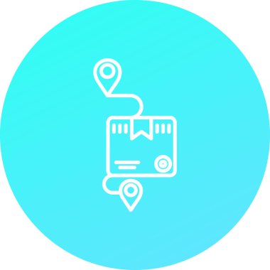 Harita işaretleyici simgesi, vektör illüstrasyonu