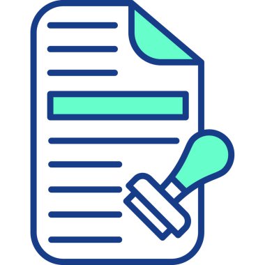 Belge. Web simgesi basit tasarım