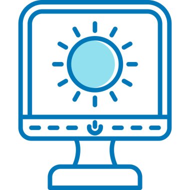 İnternet web simgesi basit tasarım