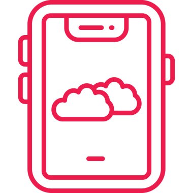 Bulut hesaplama. vektör simgesi