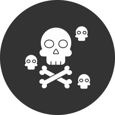 ölüm kafatası simgesi, basit biçim