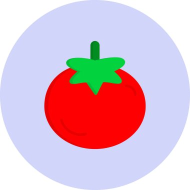 Domates. Web simgesi basit tasarım
