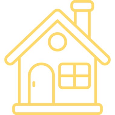 ev simgesi vektör illüstrasyonu