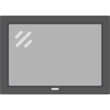 bilgisayar tableti simgesi, basit tasarım