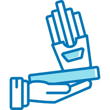 Gıda simgesinin vektör illüstrasyonu