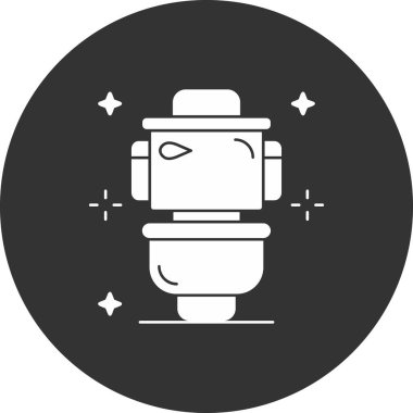 Modern simgenin vektör illüstrasyonu