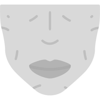 İnsan cildi simgesi vektör illüstrasyonu