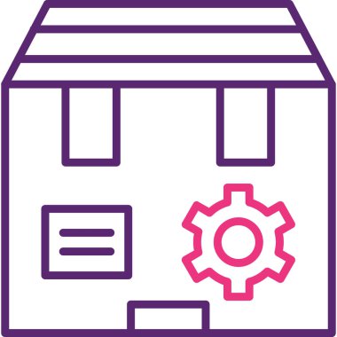 Ev. Web simgesi basit illüstrasyon