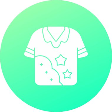 Gömlek. Web simgesi basit illüstrasyon