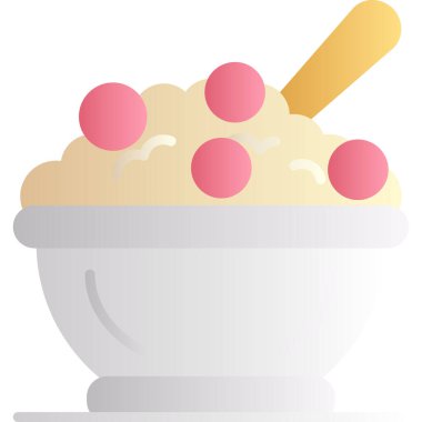 Lezzetli kremalı kase