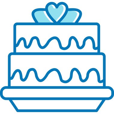 kek düğün aşk simgesi