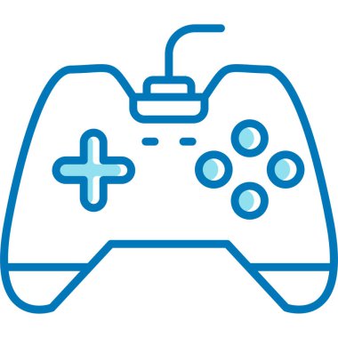 joystick simgesi basit vektör çizimi