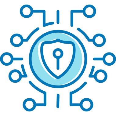 Kolayca değiştirebilen veya düzenleyebilen Siber Güvenlik Vektörü Simgesi