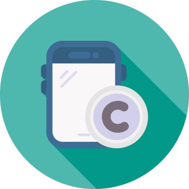 Cep telefonu. Web basit tasarım tasarımı