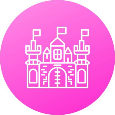 kale vektör simgesi modern illüstrasyon