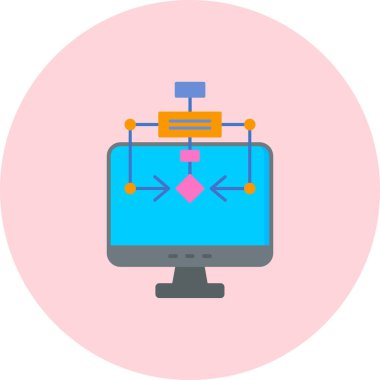 bilgisayar simgesi, vektör illüstrasyonu