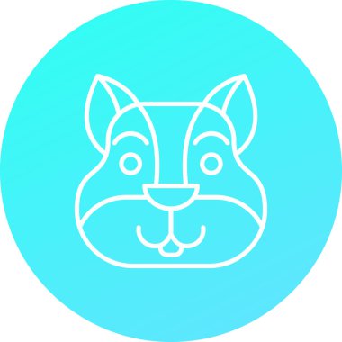 vektör kedi simgesi, vektör illüstrasyonu