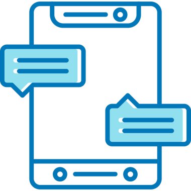 Sohbet iletişim simgesi - özet biçimi