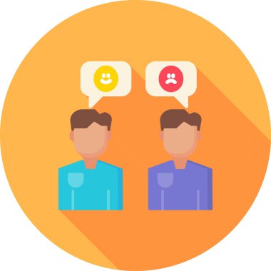 Müşteri servisi. Web simgesi basit illüstrasyon