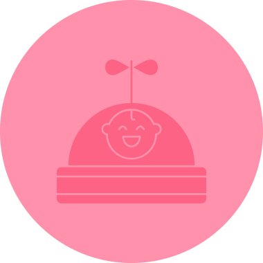 Bebek Şapka. Basit illüstrasyon