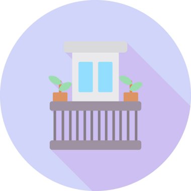 Bir ev simgesinin vektör illüstrasyonu