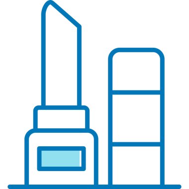 Fırça Web simgesini boya basit illüstrasyon