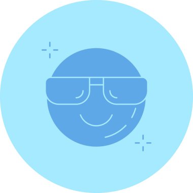 Gözlük. Web simgesi basit illüstrasyon