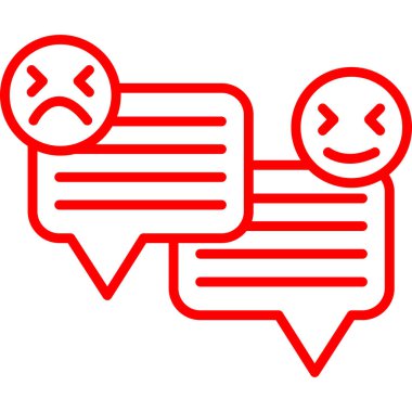 Konuşma baloncukları ikon vektör illüstrasyon tasarımı