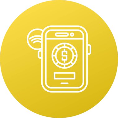 vektör telefon simgesi çizimi