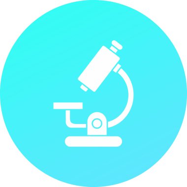 sancak için mikroskop vektör illüstrasyon simgesi simgesi ve web kullanımı