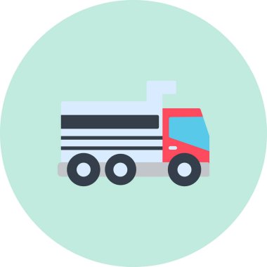 kamyon vektör dairesi simgesi